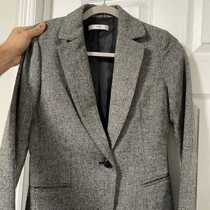 Mango Women’s grey suit jacket
